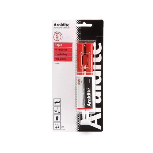 Araldite Rapid 2-Part Epoxy Adhesive Syringe 24ml